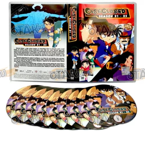 CASE CLOSED (SEASON 21-25) - ANIME TV SERIES DVD (1-172 EPS) SHIP FROM Region 2 Brand New CASE CLOSED (SEASON 21-25) - ANIME TV SERIES DVD (1-172 EPS) SHIP FROM Region 2 Brand New