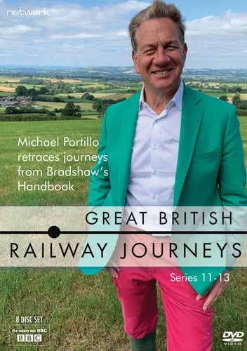 Great British Railway Journeys: Series 11-13 DVD (2022) Jon Wygens cert E 8 Region 2 Brand New