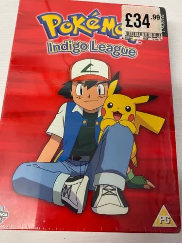 DVD POKEMON INDIGO LEAGUE COMPLETE SERIES 1st First Season One pokEmon 1 Region 2 Brand New