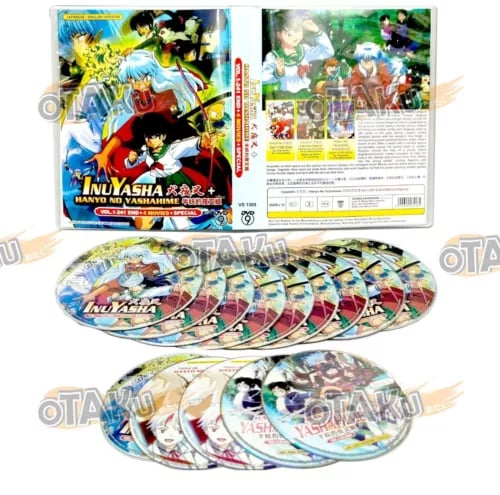 Inuyasha + Yashahime - TV-sarja DVD (241 jaksoa + 4 elokuvaa + Erikois)