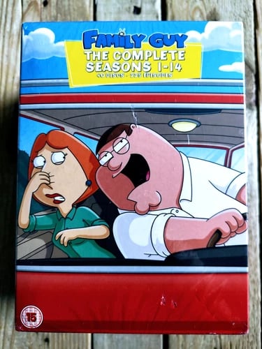 Family Guy Series 1,2,3,4,5,6,7,8,9,10,11,12,13,14 DVD R2 1999 TV Region 2 Brand New