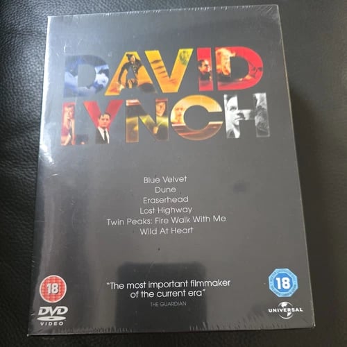 DAVID LYNCH Complete Movie Collection - 7 Discs Box Set + Bonus R2 DVD Region 2 Brand New