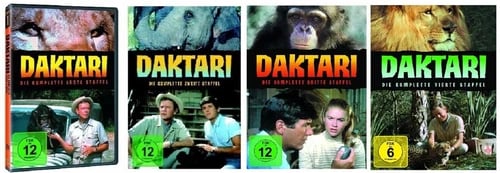DAKTARI COMPLETE SERIES 1-4 DVD COLLECTION Season 1 2 3 4 Compatible doctors Region 2 Brand New