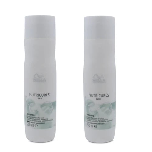 Wella Shampoo For Curls Nutricurls Shampoo 2 x Bottles 250ml Each