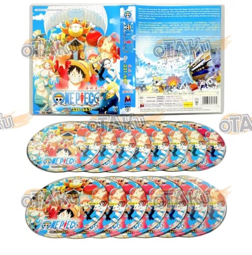 One Piece (Boks 2 | Ep. 331-667) - Anime TV-serie DVD Bokssett
