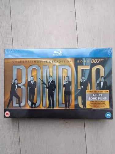 James Bond 50 Bluray Box Set Over 10 Sold Region 2 Brand New James Bond 50 Bluray Box Set Over 10 Sold Region 2 Brand New
