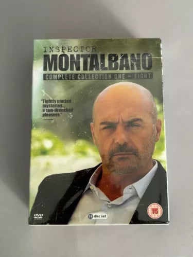 INSPECTOR MONTALBANO COMPLETE COLLECTION 1-8 DVD BOXSET GENUINE Region 2 Brand New INSPECTOR MONTALBANO COMPLETE COLLECTION 1-8 DVD BOXSET GENUINE Region 2 Brand New