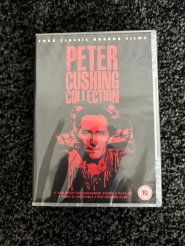 THE PETER CUSHING COLLECTION 4 DVD BOXSET GENUINE Region 2  Brand New