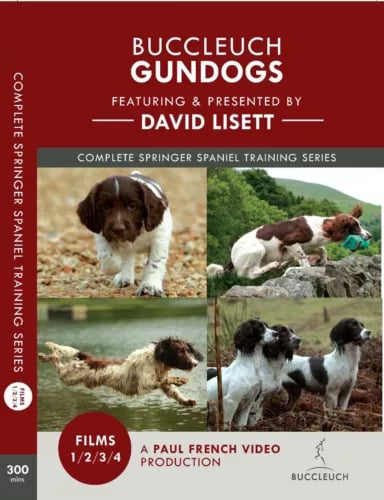 David Lisett Gundog Training DVDs- Complete Springer Spaniel Series - Boxed Set Region 2 Brand New