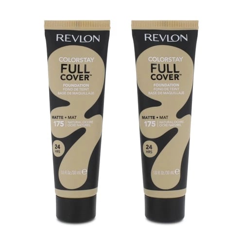 Revlon Colorstay Full Cover Foundation Matte 175 24Hrs Full Coverage 2 x 30ml