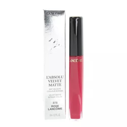Lancome Pink Lipstick L'Absolu Velvet Matte Lip Stick 378 Rose Lancome -