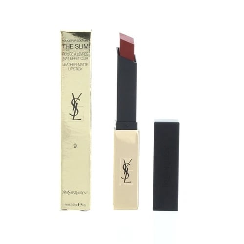 YSL Red Lipstick Slim Leather Matte 9 Red Enigma Yves Saint Laurent