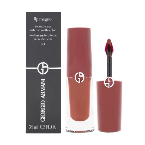 Giorgio Armani Red Lipstick Lip Magnet 513 Magenta Matte Liquid Lip Stick -
