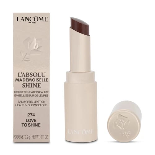 Lancome L'Absolu Red Lipstick Mademoiselle Shine 274 Love To Shine