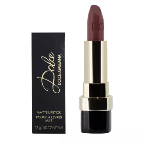 Dolce & Gabbana Red Lipstick Matte 142 Dolce Gentle D&G Lip Stick Makeup