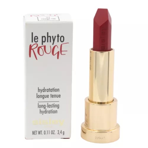 Sisley Lipstick Le Phyto Rouge 42 Rouge Rio Plumping Matte Red Lip Stick