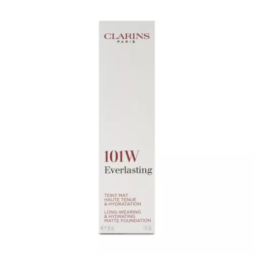 Clarins Everlasting Matte Long Wearing Foundation 101W Linen 30ml