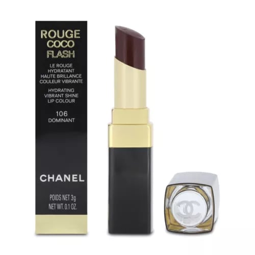 Chanel Rouge Coco Flash Vibrant Shine Lip Colour 106 Dominant Matte Red Lipstick