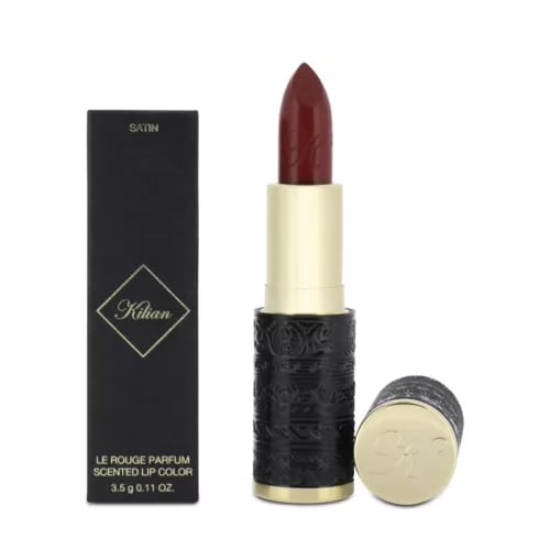 Kilian Scented Lip Colour Satin Rouge Feu 107 Satin Finish Long Wear Lipstick