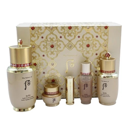 The History Of Whoo Bichup Anti-Aging Essence 50 + 20ml Cream 8ml Lip Balm Set The History Of Whoo Bichup Anti-Aging Essence 50 + 20ml Cream 8ml Lip Balm Set