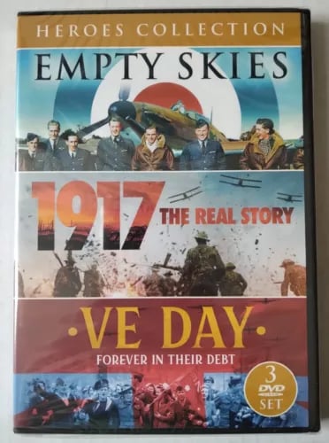 Heroes Collection WWII DVD 3 Movie Pack Region 2 Brand New