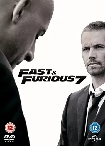 Fast And; Furious 7 Paul Walker 2015 DVD Region 2 Brand New