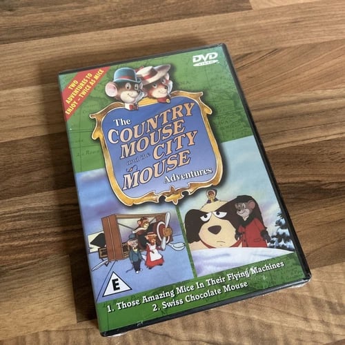 The Country Mouse & City Mouse - DVD children's animation film Region 2 Brand New