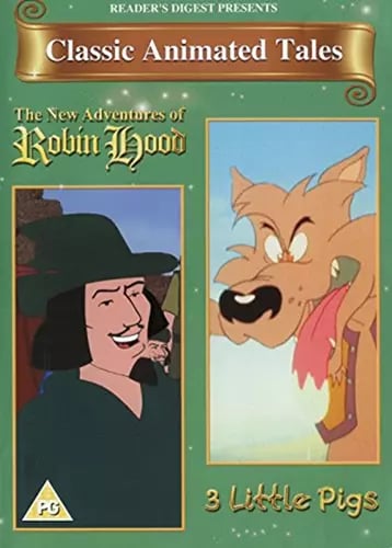 Robin Hoods Äventyr & Tre Små Grisar (DVD, 2008)