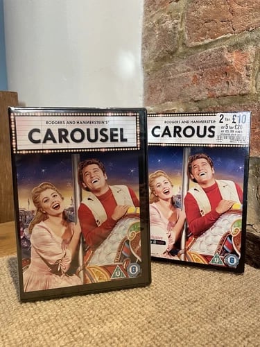 Carousel DVD med Gordon MacRae, Shirley Jones (HMV Exclusive Slip Cover)