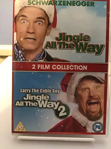 Jingle All The Way 1 & 2 Arnold Schwarzenegger 2014 DVD Region 2 Brand New