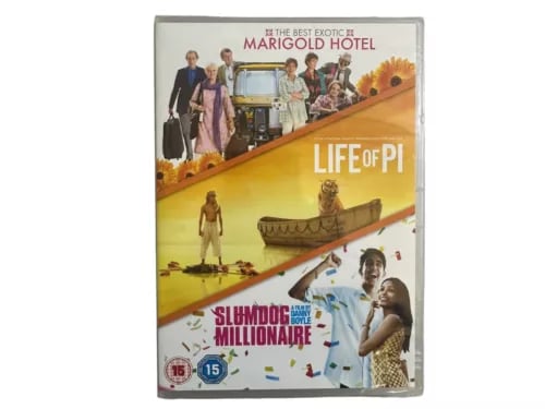 Elokuvapaketti: The Best Exotic Marigold Hotel, Life of Pi, Slumdog Millionaire DVD