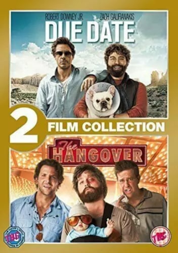 Due Date/The Hangover Double Pack 1999 DVD Region 2 Brand New