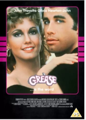 Grease [DVD] John Travoltan ja Olivia Newton-Johnin kanssa