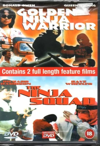 GOLDEN NINJA WARRIOR / THE NINJA SQUAD - 2-Film Collection - DVD Region 2 Brand New