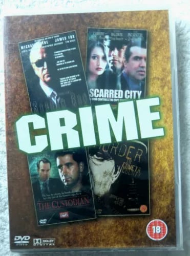 77884 DVD - Crime - Shadow Run / Scarred City / The Custodian / Murder Region 2 Brand New