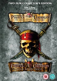 Pirates Of The Caribbean - Curse Of The Black Pearl/Dead Man's Chest (DVD) Region 2 Brand New