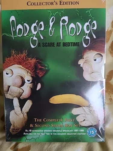 PODGE & RODGE A SCARE AT BEDTIME COMPLETE SERIES 1 & 2 Region 2 Brand New