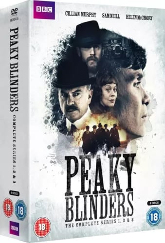 Peaky Blinders Koko Sarja 1-3 DVD Boksi