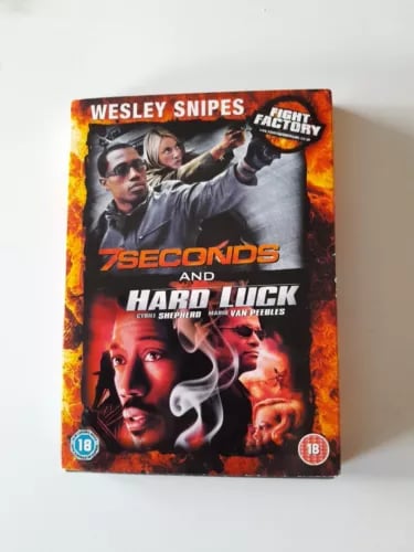 7 Seconds And Hard Luck, (DVD, 2008) With Slipcover. Wesley Snipes. Region 2 Brand New