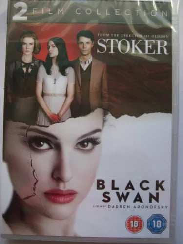 Black Swan & Stoker (2 x DVDs) 2 Film Collection PAL Region 2 Brand New