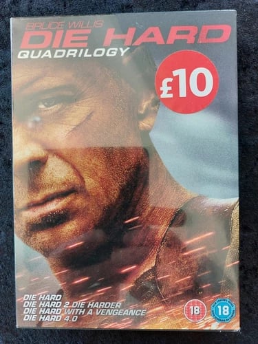 DIE HARD QUADRILOGY COLLECTION DVD 4 DISC SETBRUCE WILLIS2007 Region 2 Brand New