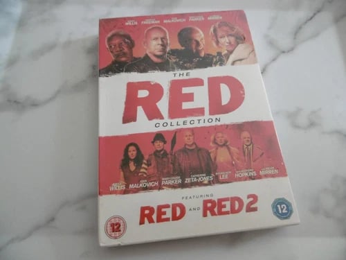 RED & RED 2 (DVD) - Willis, Freeman, Malkovich, Mirren, Hopkins