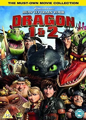 Dragetreneren 1 & 2 DVD - Barnefilm