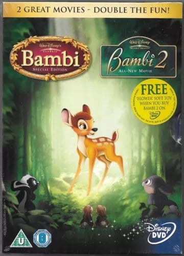 Walt Disney Bambi Special Edition & Bambi 2 Box Set - Region 2 Brand New
