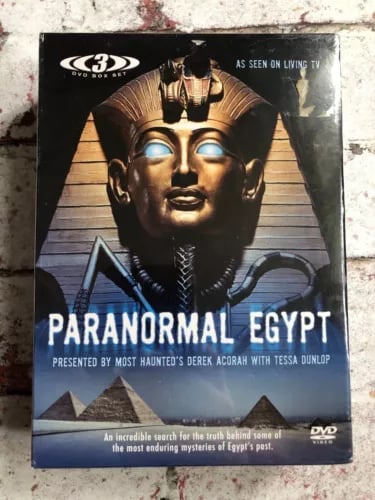 Paranormal Egypt Living TV Paul Acorah 3 Disc DVD Box Set Region 2 Brand New