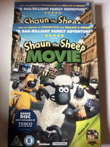 Fåret Shaun Filmen DVD (U-merket, Region 2) Fåret Shaun Filmen DVD (U-merket, Region 2)