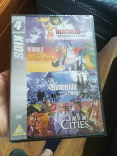 Kids Box Set Hercules/Mulan/Canterbury Ghost [DVD] Region 2 Brand New