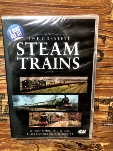 The Greatest Steam Trains DVD Clan Line, Flying Scotsman, King Edward I Region 2 Brand New