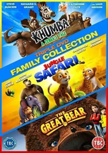 Family Triple Collection (DVD): Khumba, Jungle Safari, The Great Bear Family Triple Collection (DVD): Khumba, Jungle Safari, The Great Bear