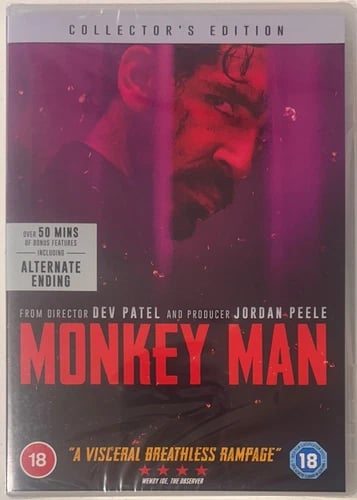 Monkey Man - Collector Edition - Skadad Omslag [18] DVD